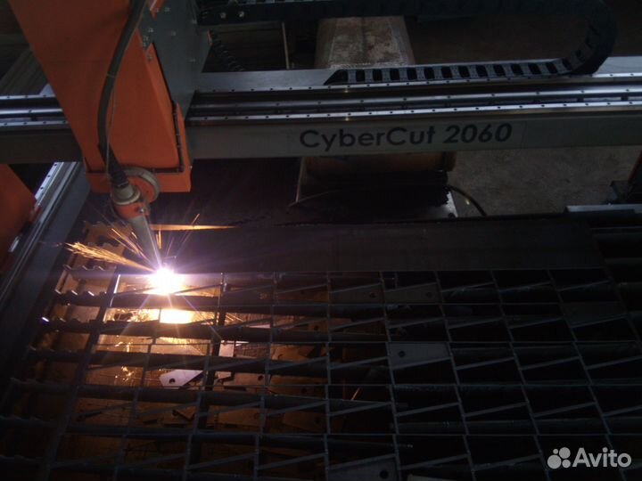 Плазменная резка листового металла на станке с чпу
