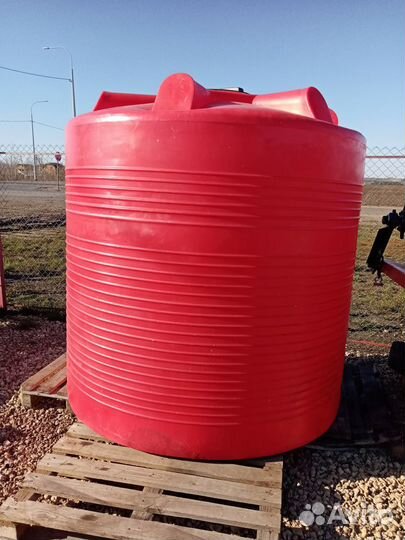 Пластиковая ёмкость эвл кас 5000 л вертикальная