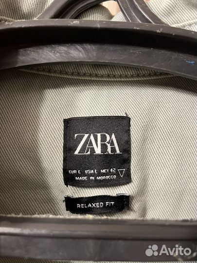 Джинсовая куртка zara мужская (новая)