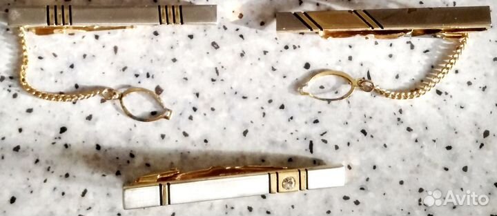 Гарнитуры (зажимы+запонки), зажимы для галстука