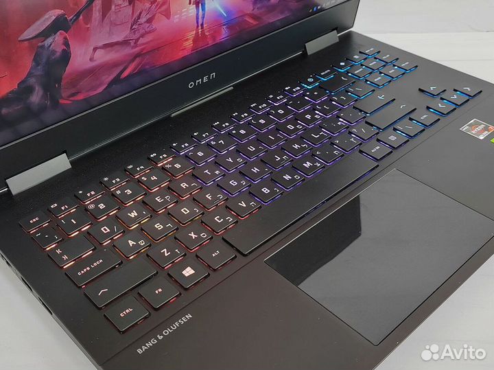 FullHD GTX 1650 мощный Игровой HP Omen Ноутбук