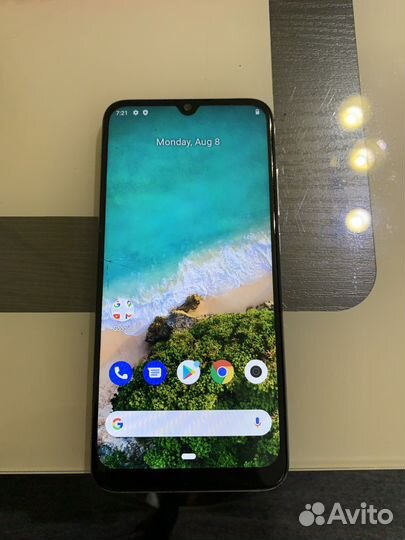 Экран Mi A3 TFT, трещина тача