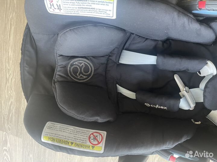 Автомобильная люлька cybex с базой и переходниками