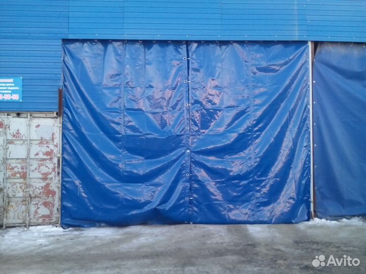 Брезентовая штора, штора пвх, утеплённая штора