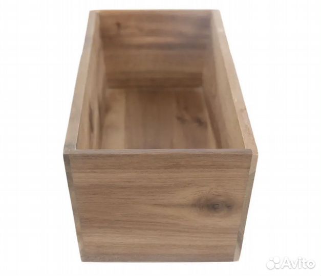 Контейнер ID 30x10x6.7 см дерево цвет коричневый