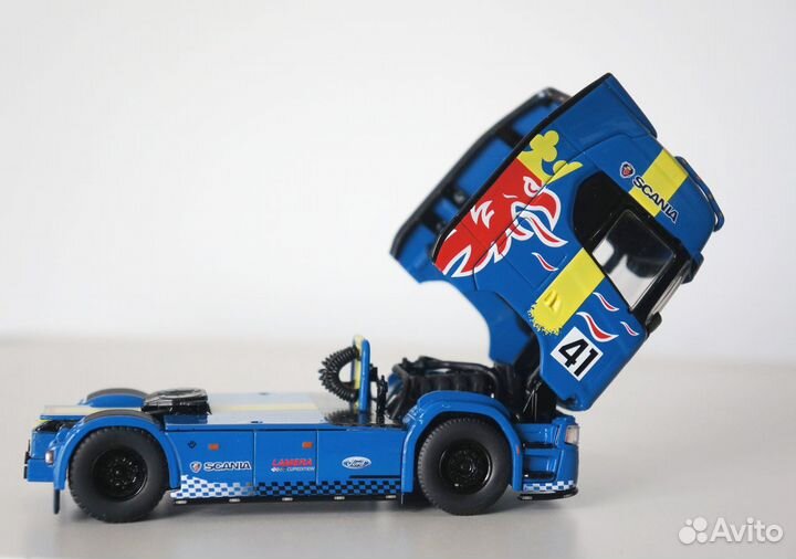 1/50 тягач Scania S Lamera №128 из 225 шт Tekno