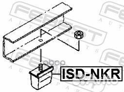 Отбойник рессоры задней Isuzu Elf isdnkr Febest