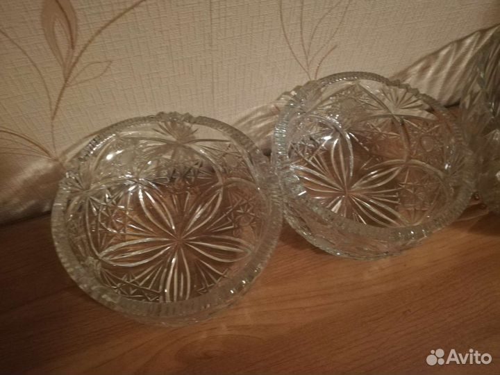 Салатник хрустальный