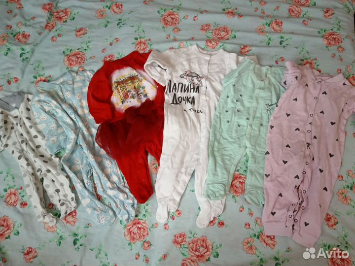 Вещи для девочки от 52 до 80 см