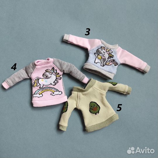 Одежда для для куклы блайз худи свитшоты