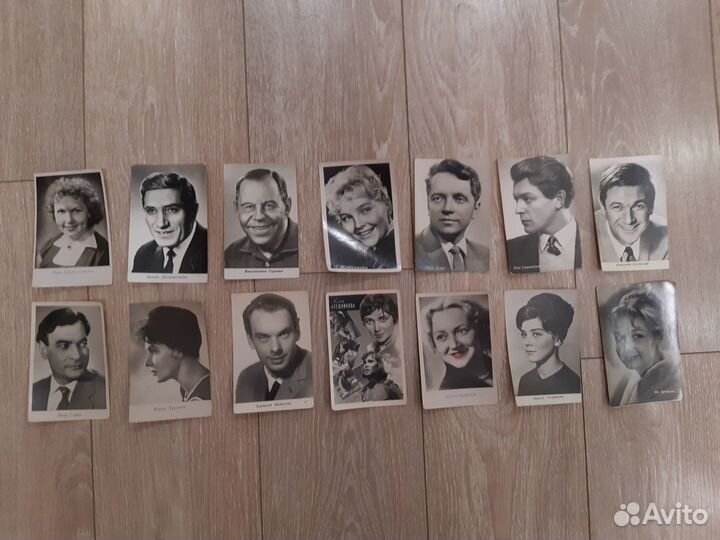 Открытки СССР Артисты Кино и Театра 109 Шт 60-е гг