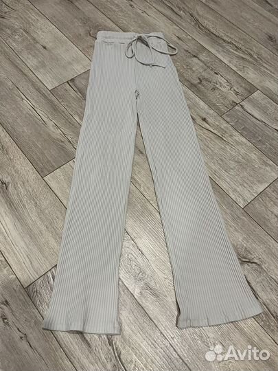 Брюки в рубчик