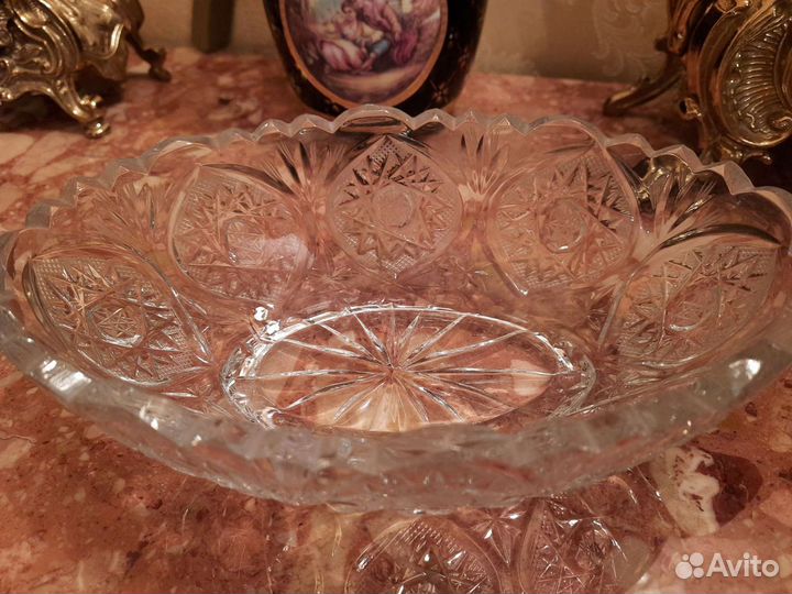 Ваза Хрустальная 2 штуки