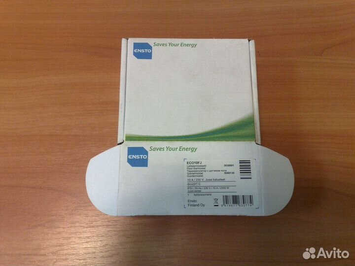 Терморегулятор ECO10FJ Jussi, эуи Busch-Jaeger