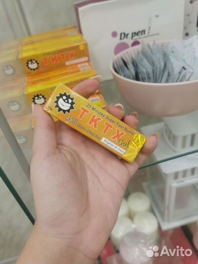 Анестезирующий крем tktx, обезболивающая пленка