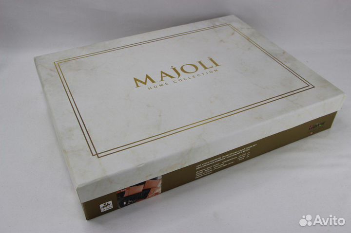 Постельное белье евро Majoli home collection