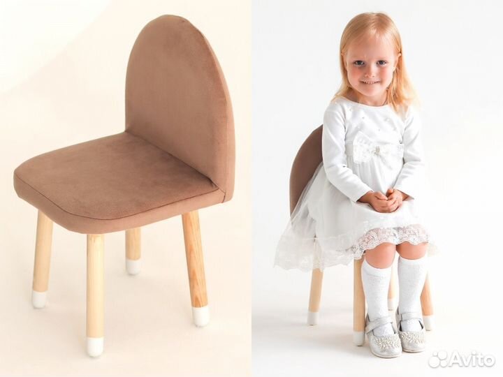 Стул детский мягкий, для детей от 1.5 до 4 лет