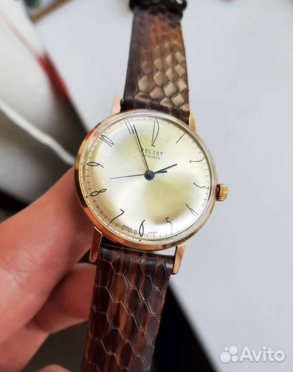 Часы СССР Полет 23 камня позолота