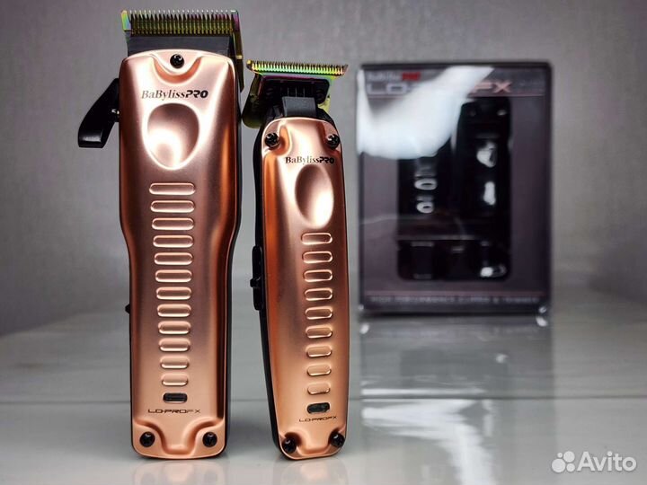Машинка + триммер Babyliss Lo-Pro FX Rose Gold