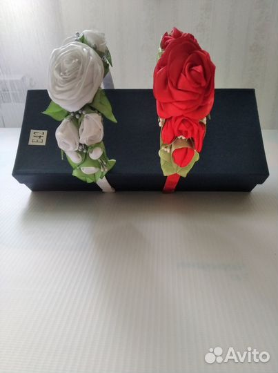 Ободок для волос ручной работы