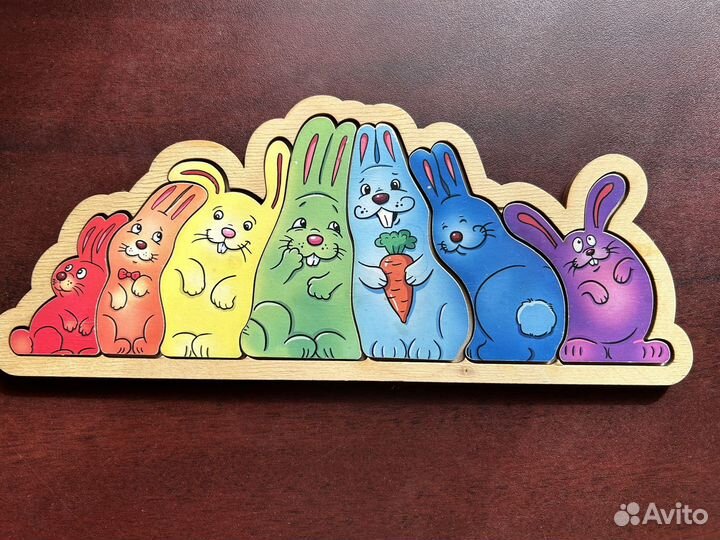 Деревянный пазл головаломка