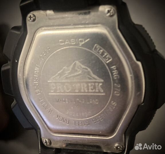 Часы casio pro trek