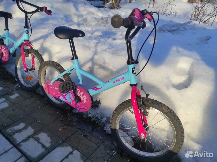 Детский велосипед btwin 16 бу