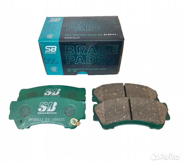 Колодки тормозные барабанные стояночного тормоза SB Nagamochi BS11008