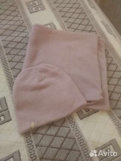 Комплект шапка+снуд ручной работы