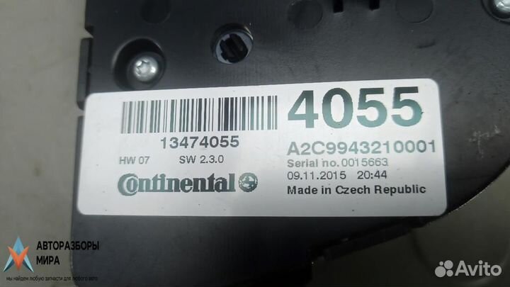 Блок управления печки / климат-контроля Opel Mokka