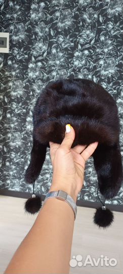 Шапка норковая женская новая