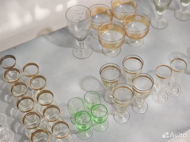 Рюмки СССР, стопки, фужеры
