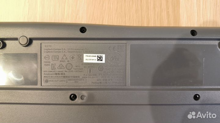 Беспроводная клавиатура и мышь logitech