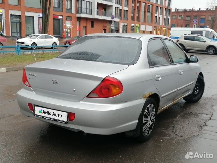 Kia Spectra 1.6 МТ, 2006, 250 000 км