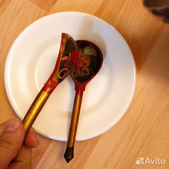 Деревянные ложки хохлома