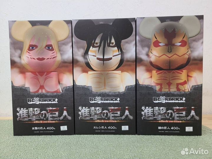 Bearbrick Атака Титанов Eren Titan 28см