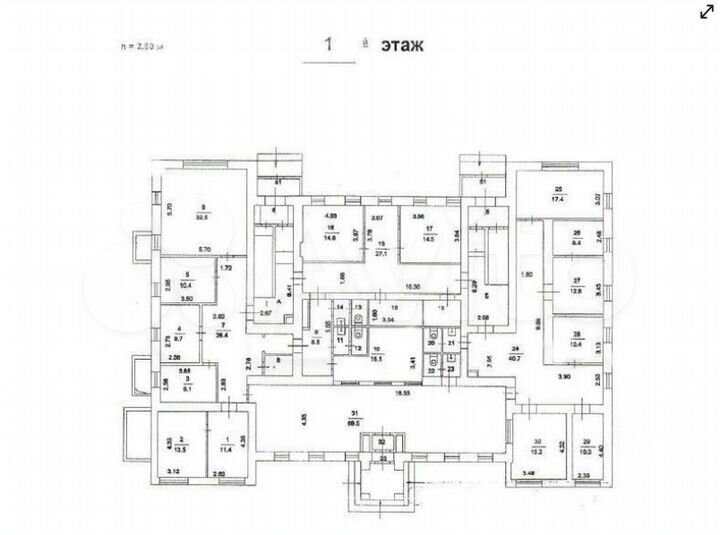 Здание в 5 мин. от м. Тверская, 1668 м²