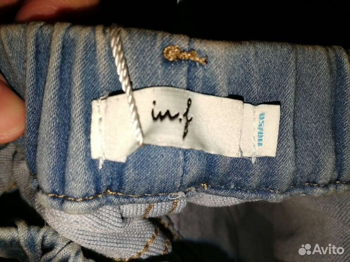 Джинсы новые 98см и 110см