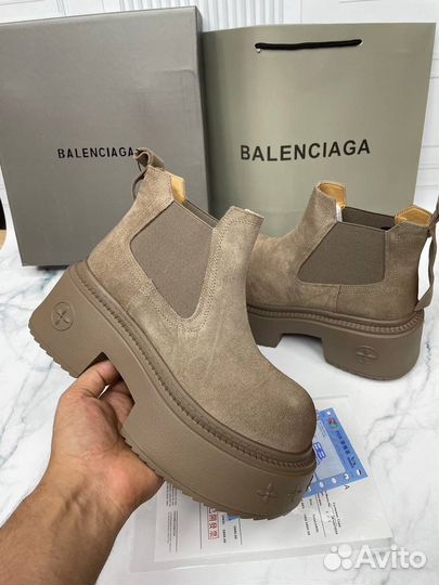 Balenciaga ботинки челси осень