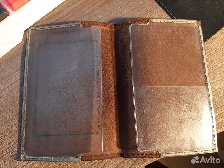 Обложка на паспорт, натуральная кожа