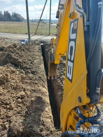 Услуги трактора экскаватора погрузчика JCB 3 cx