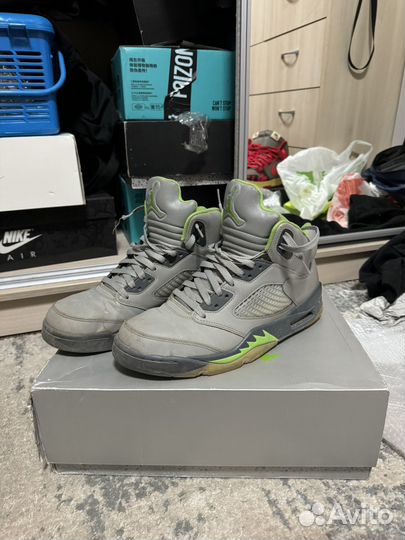 Jordan 5 green bean