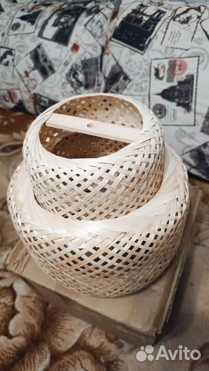 Абажур из бамбука