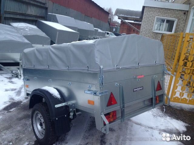 Прицеп сст 71-32-03 с откидным тентом 300мм