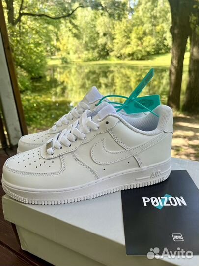 Nike Air Force 1'07 white low Оригинал Poizon