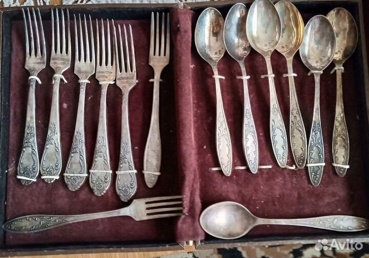 Столовые приборы Мельхиор зиш СССР