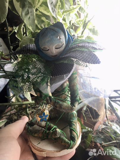 Кукла ручной работы из полимерной глины