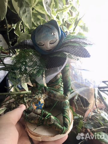 Кукла ручной работы из полимерной глины