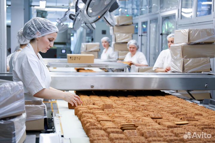 Рабочие на кондитерское производство. Без опыта