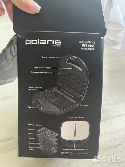 Вафельница Polaris PST 0105 Profi Baker